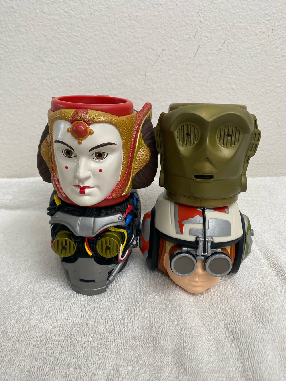 NWT New Vintage Star Wars Episode 1 Mug 4 Pieces Anakin Queen Amidala C-3PO